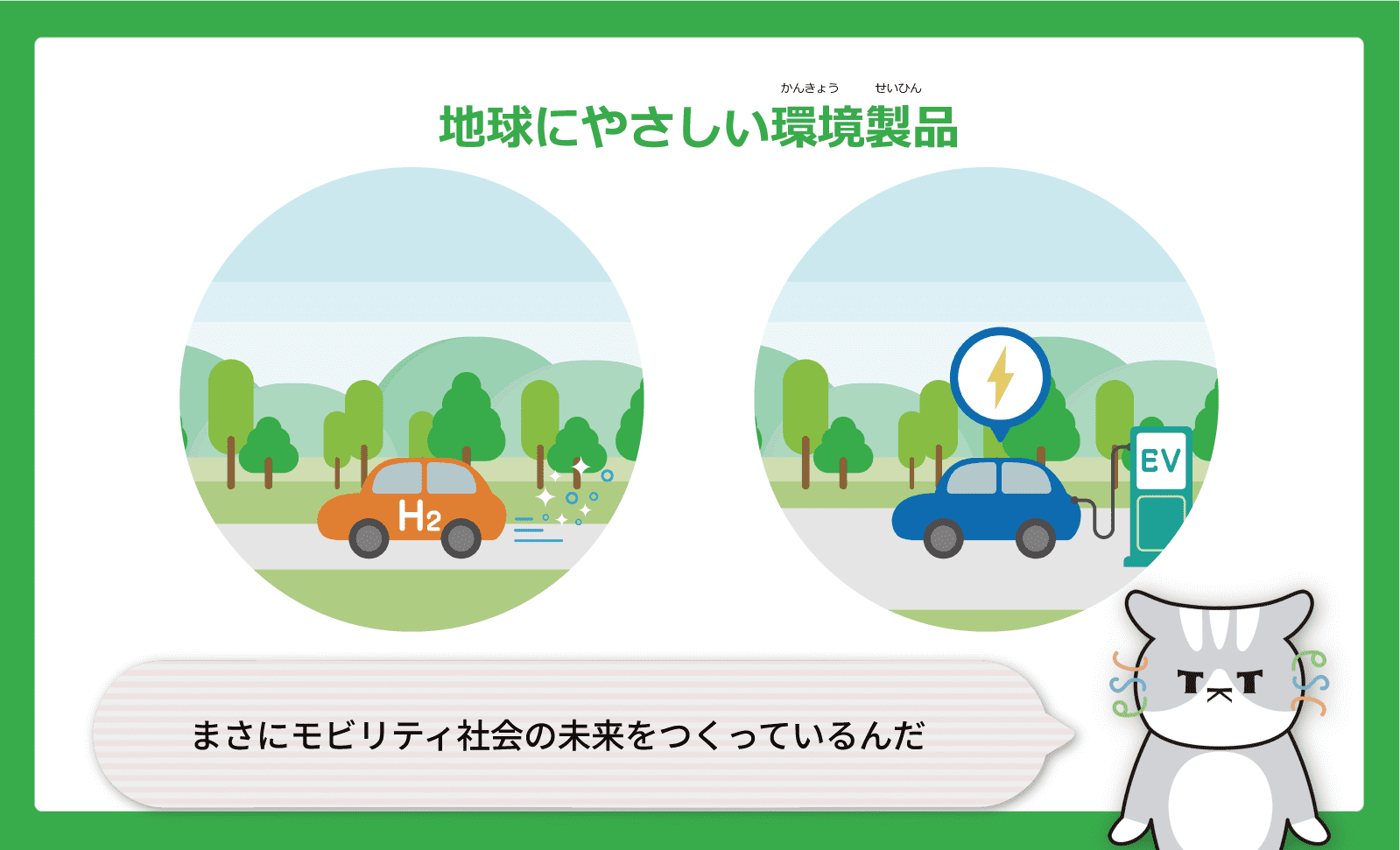 まさにモビリティ社会の未来をつくっているんだ