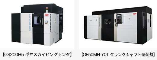 GS200H5 ギヤスカイビングセンタ／GF50MT-70T クランクシャフト研削盤
