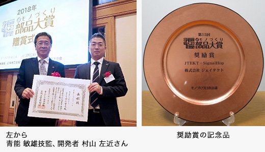 贈賞式写真／奨励賞の記念品