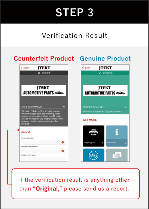 STEP3 Verification Result