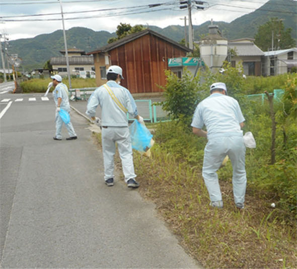 Employees that particiapated in Kagawa plant clean-up activity