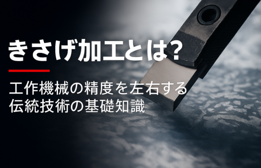 きさげ加工とは？工作機械の精度を左右する伝統技術の基礎知識