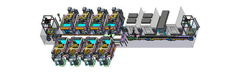 生産量・種類変動にフレキシブルに適応できる生産セルを構築