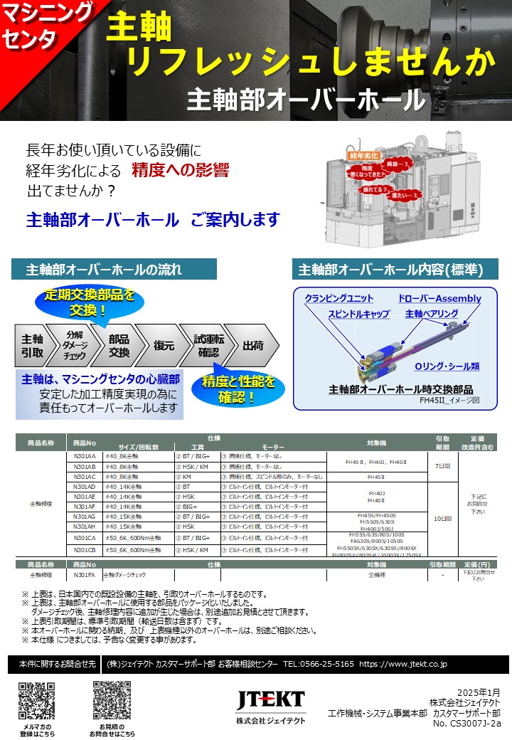 オーバーホール提案